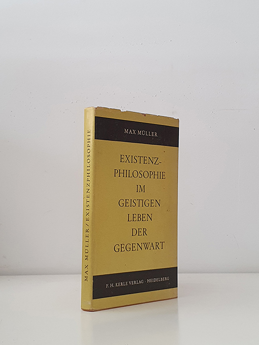 Libro: Existenzphilosophie im geistigen Leben der Gegenwart. | Autor: | Libros Bosch