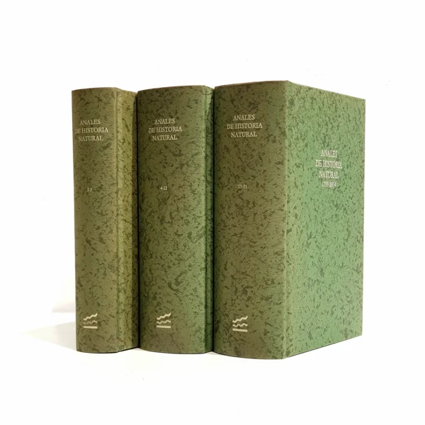 Libro: Anales de Historia Natural 1799-1804 | Autor: | Libros Bosch