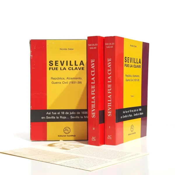 Libro: Sevilla fue la clave: República, alzamiento, Guerra Civil (1931-1939). 2 tomos, completa. | Autor: | Libros Bosch