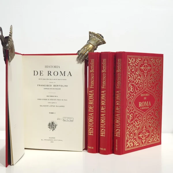 Libro: Historia de Roma. Edición facsímil de la de Madrid por El Progreso Editorial, 1889. 4 tomos, completa. | Autor: | Libros Bosch