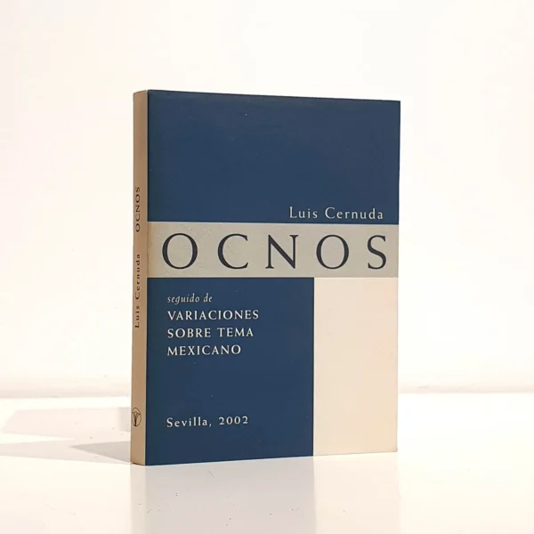 Libro: OCNOS seguido de `variaciones sobre tema mexicano´ | Autor: | Libros Bosch