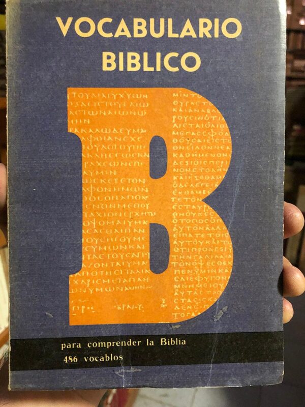 Libro: Vocabulario Bíblico. | Autor: | Libros Bosch