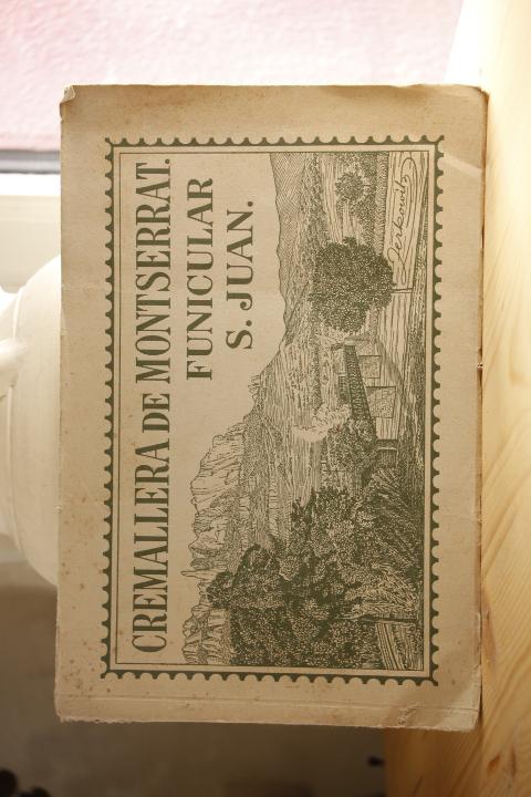 Libro: TREN CREMALLERA DE MONTSERRAT - FUNICULAR DE SAN JUAN. | Autor: | Libros Bosch