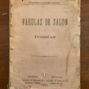 Fábulas de Salón. Poesias.