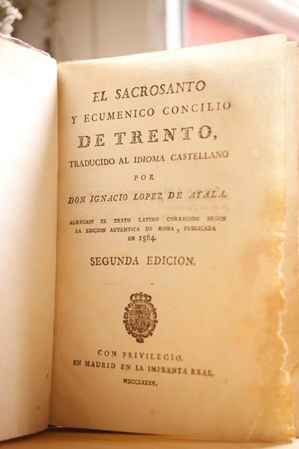 Libro: El sacrosanto y ecuménico Concilio de Trento. | Autor: | Libros Bosch