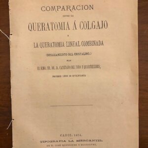 Comparación entre la queratomia a colgajo y la queratomia lineal combinada. Deslizamiento del cristalino.