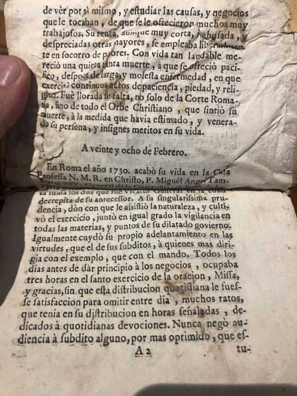 Libro: Tratado de la Perfeccion Religiosa, y de la obligación, que todos los Religiosos tienen de aspirar a ella. Valladolid, ca. 1730. | Autor: | Libros Bosch