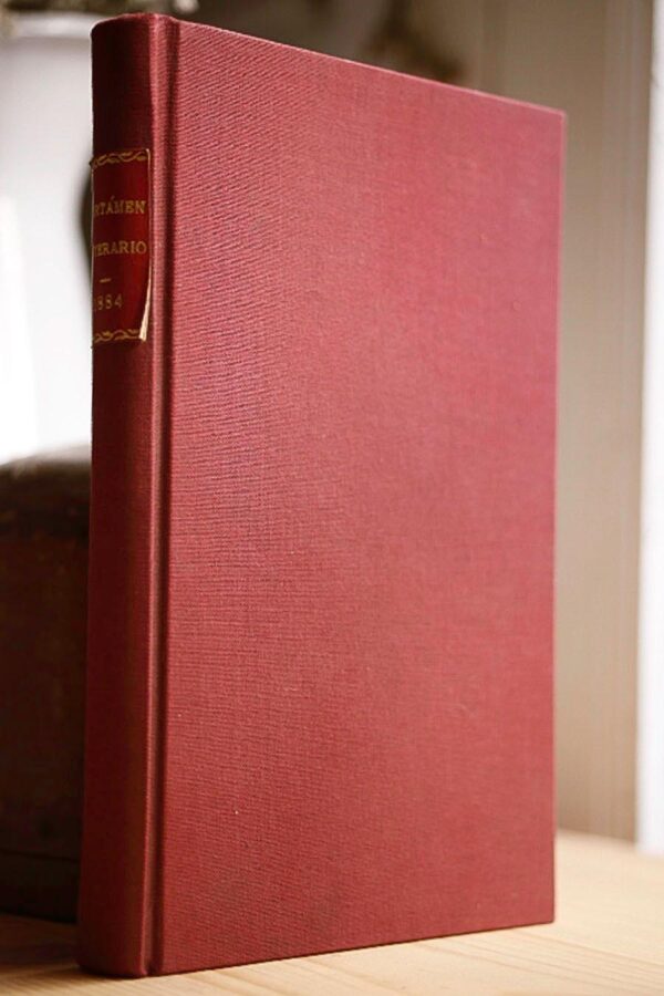 Libro: CERTAMEN LITERARIO celebrado el 15 de abril de 1884. Obras premiadas. | Autor: | Libros Bosch