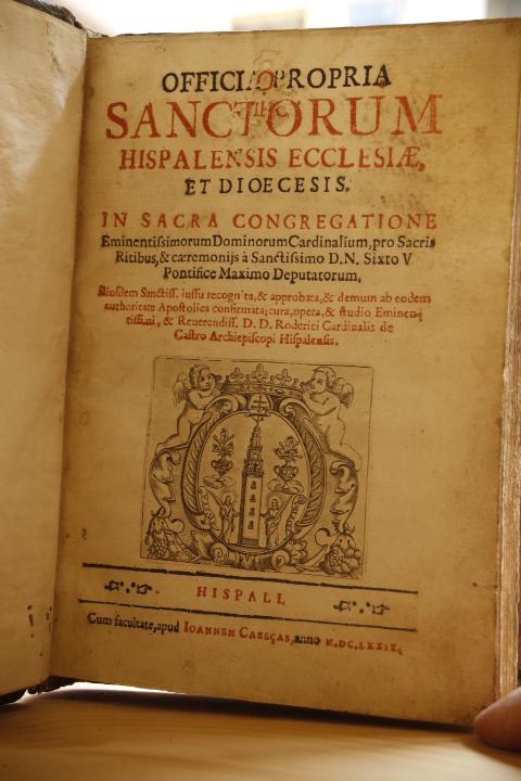 Libro: Officia Propia Sanctorum Hispalensis Ecclesiae et Diocesis. In Sacra Congregatione Eminintisimorum Dominorum Cardinalium, pro Sacris Ritibus, & Caeremoniis a Sanctissimo D.N. Sixto V Pontifice Maximo Deputatorum... | Autor: | Libros Bosch