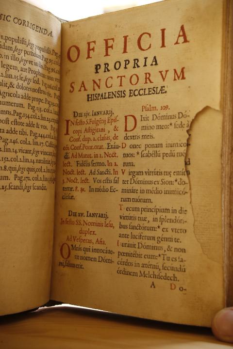 Libro: Officia Propia Sanctorum Hispalensis Ecclesiae et Diocesis. In Sacra Congregatione Eminintisimorum Dominorum Cardinalium, pro Sacris Ritibus, & Caeremoniis a Sanctissimo D.N. Sixto V Pontifice Maximo Deputatorum... | Autor: | Libros Bosch