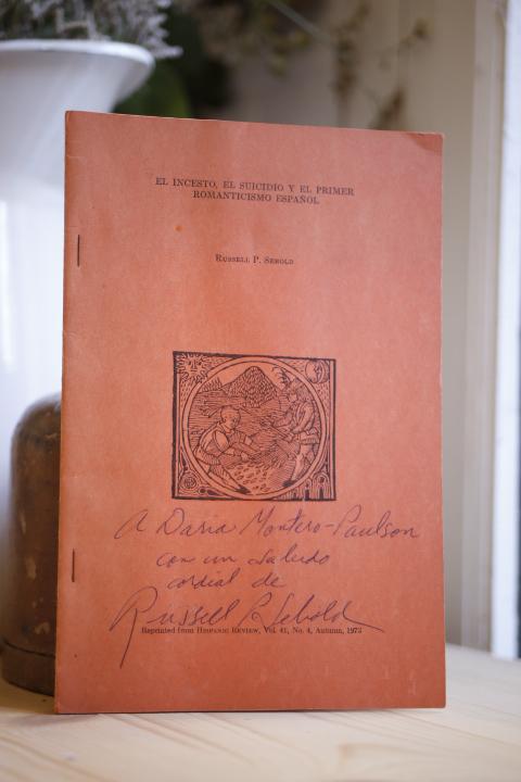 Libro: EL INCESTO, EL SUICIDIO Y EL PRIMER ROMANTICISMO ESPAÑOL. | Autor: | Libros Bosch