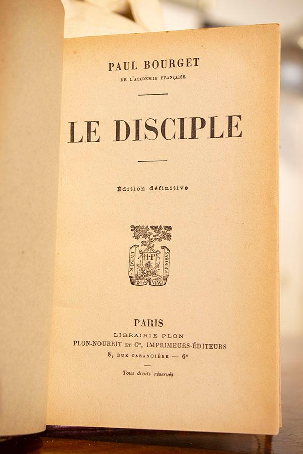 Libro: Le disciple. | Autor: | Libros Bosch