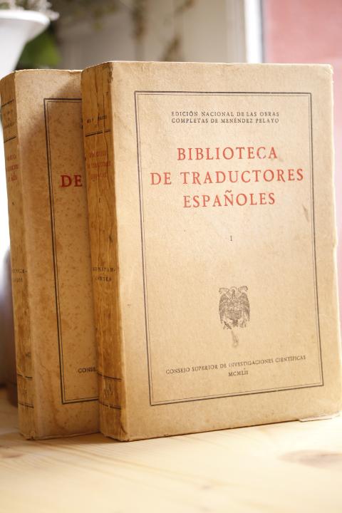 Libro: Biblioteca de traductores españoles. Edición preparado por Enrique Sánchez Reyes. I: (Abenatar-Cortés) II: (Domenech-Llodrá). | Autor: | Libros Bosch