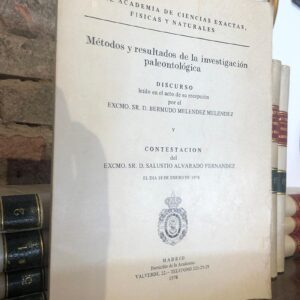 Métodos y resultados de la investigación paleontológica. Discurso y contestación por...