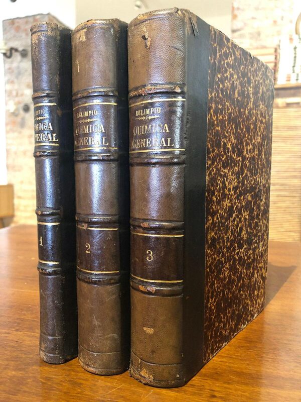 Libro: Compendio de las Lecciones de Química General explicadas en la Universidad de Sevilla. 3 vols. | Autor: | Libros Bosch