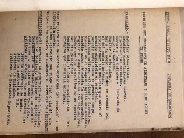 Libro: MANUSCRITO MECANOGRAFIADO.- Arbitraje-. Regimiento de Infantería Lepanto, 2. Jefatura de Armamento. | Autor: | Libros Bosch