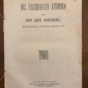 Del valerianato atrópico.