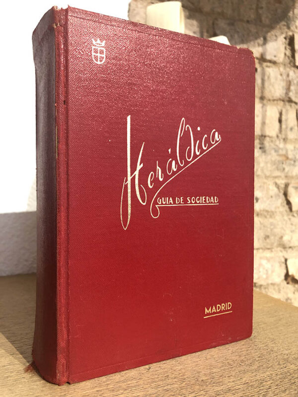 Libro: Heraldica Guia De Sociedad. 1966. Recopilado por... | Autor: | Libros Bosch