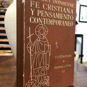 Fe cristiana y pensamiento contemporáneo.