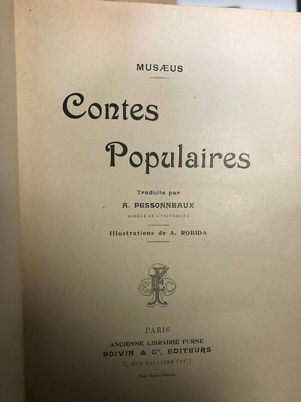 Libro: Contes populaires. Illustrations de A Robida. | Autor: | Libros Bosch