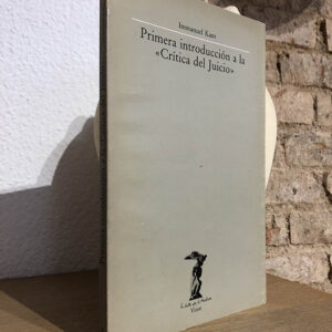 Primera introducción a la Crítica del Juicio.