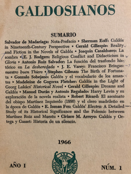 Libro: Anales galdosianos. Año I, No. 1; 1966. | Autor: | Libros Bosch