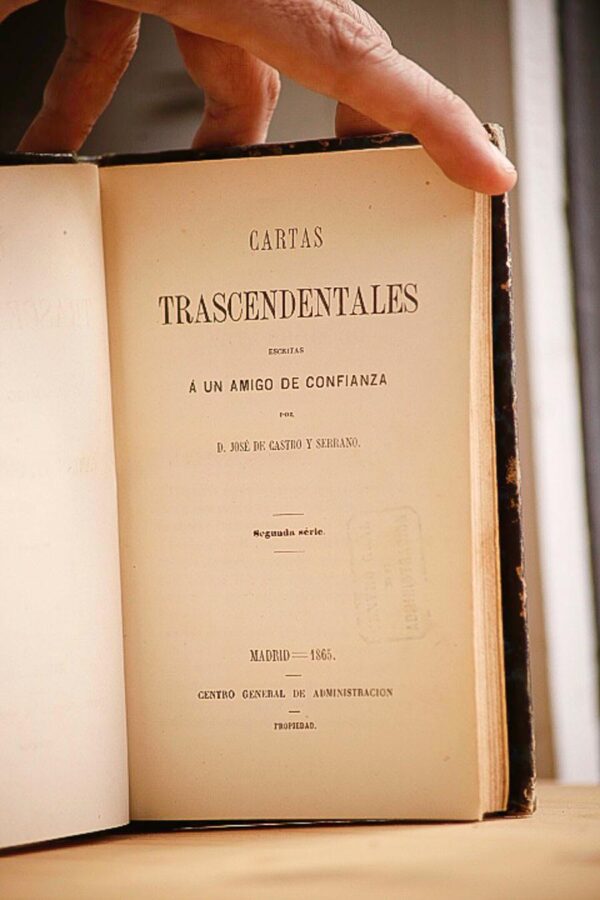 Libro: Cartas trascendentales escritas a un amigo de confianza. | Autor: | Libros Bosch