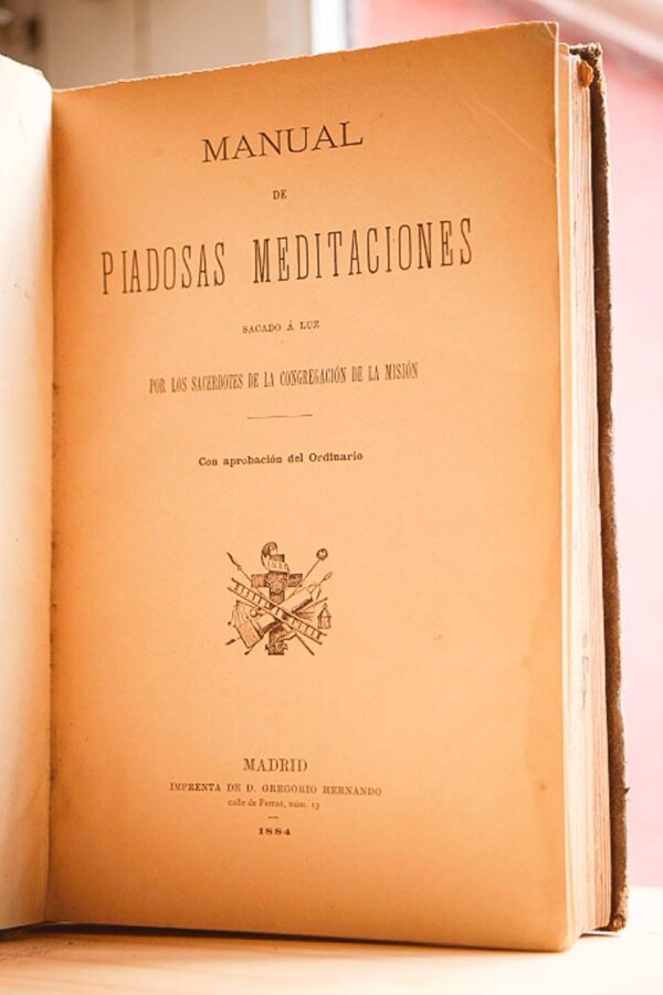 Libro: Manual de piadosas meditaciones. | Autor: | Libros Bosch