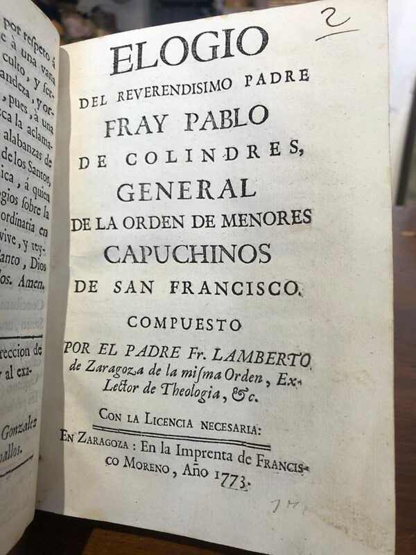 Libro: VOLUMEN FACTICIO, en que se encuentran encuadernados 17 opúsculos de sermones, oraciones panegíricas y cartas pastorales...- Pies de imprenta andaluces poco habituales como Cádiz, Granada, Sevilla, Córdoba, aunque también se encuentran otros como Logroño o Santiago. | Autor: | Libros Bosch