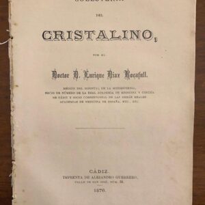 Colesteria del cristalino.