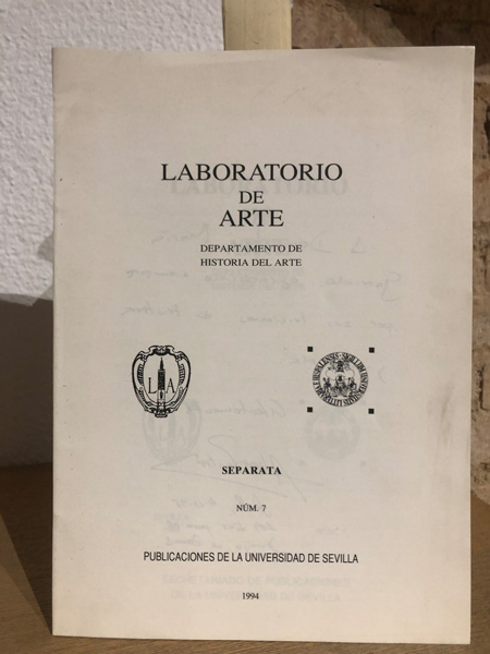 Libro: Dos nuevas aportaciones gráficas para el estudio de la parroquia sevillana de San Miguel. [Separata de Laboratorio de Arte]. | Autor: | Libros Bosch