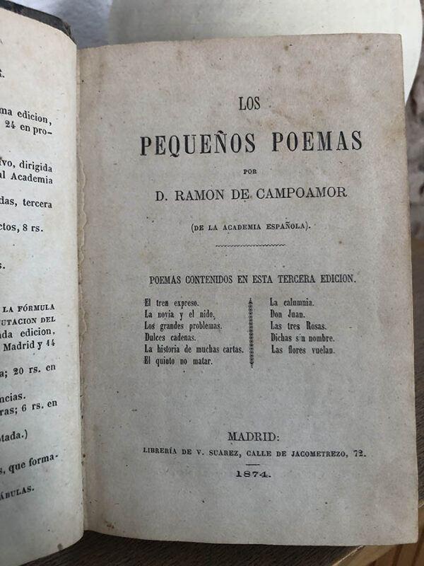 Libro: Los pequeños poemas. | Autor: | Libros Bosch