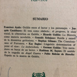 Anales galdosianos. Año V, 1970.