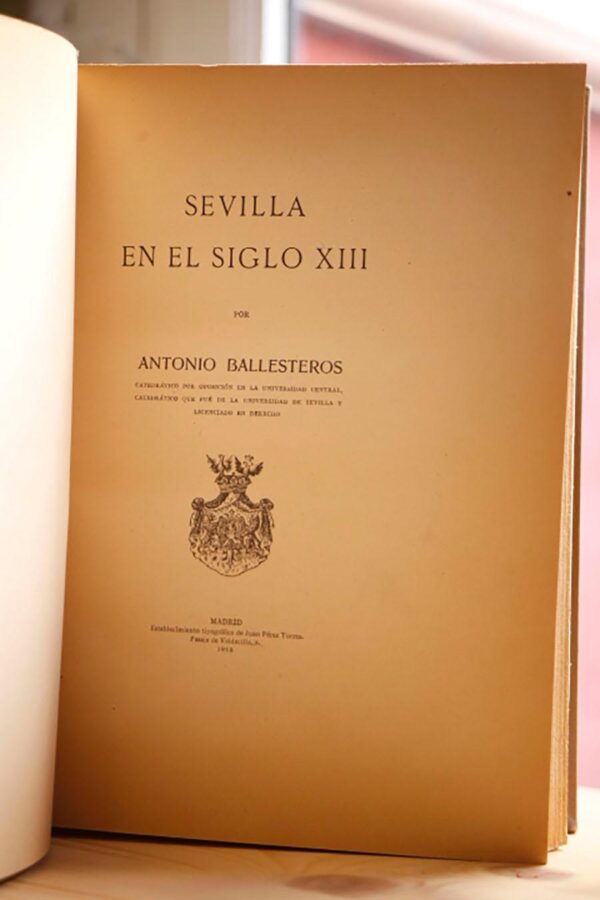 Libro: Sevilla en el siglo XIII. | Autor: | Libros Bosch
