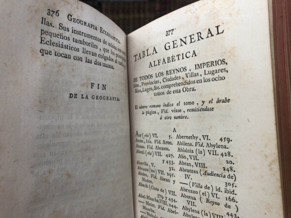 Libro: Geografía moderna, escrita en francés por el Abad Nicolle de la Croix: traducida y aumentada por el Doctor don Josef Jordan y Frago. [8 tomos, los primeros cuatro de ellos dedicados a la Geografía de España] | Autor: | Libros Bosch
