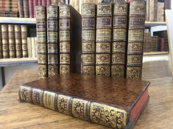 Libro: Geografía moderna, escrita en francés por el Abad Nicolle de la Croix: traducida y aumentada por el Doctor don Josef Jordan y Frago. [8 tomos, los primeros cuatro de ellos dedicados a la Geografía de España] | Autor: | Libros Bosch