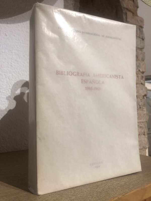 Libro: Bibliografía americanista española. | Autor: | Libros Bosch