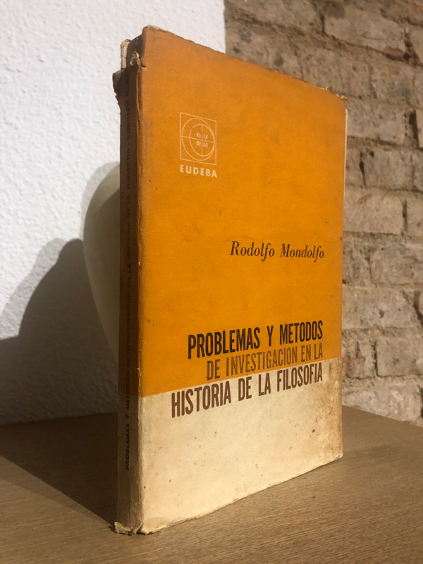 Libro: Problemas y métodos de investigación en la historia de la filosofía. | Autor: | Libros Bosch