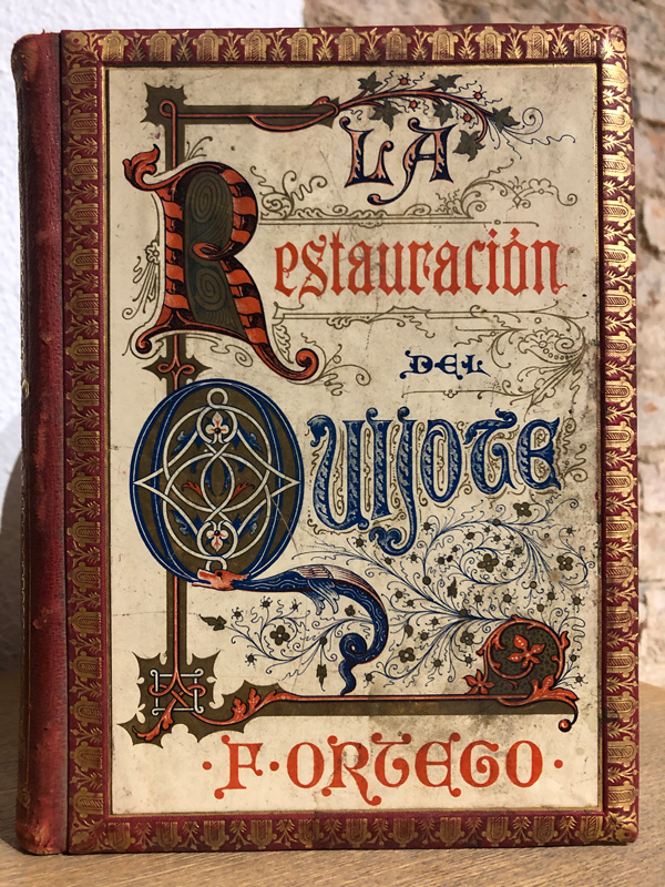 Libro: La restauración del Quijote. Estudio comparativo de varias ediciónes y sus respectivas notas con un ejemplar de la de 1605, impresa por Juan de la Cuesta. | Autor: | Libros Bosch