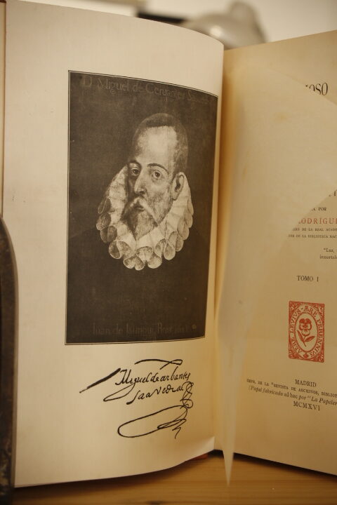 Libro: El Ingenioso Hidalgo Don Quijote de la Mancha. 6 Vols. Edición crítica anotada por Francisco Rodríguez Marín. | Autor: | Libros Bosch