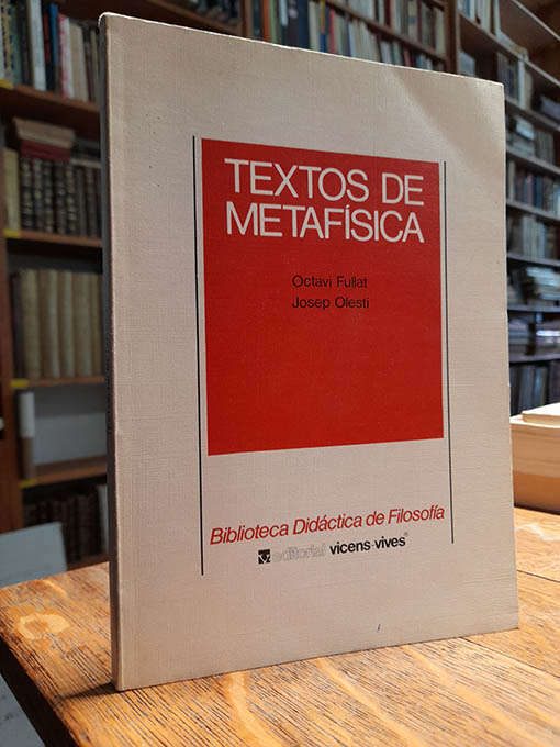 Textos de metafísica | Libros Antiguos | Libros Bosch Libro: Textos de metafísica | Autor: | Libros Bosch