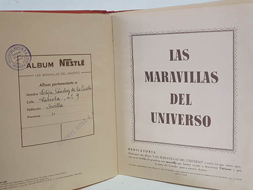 Libro: LAS MARAVILLAS DEL UNIVERSO Álbum COMPLETO. | Autor: | Libros Bosch