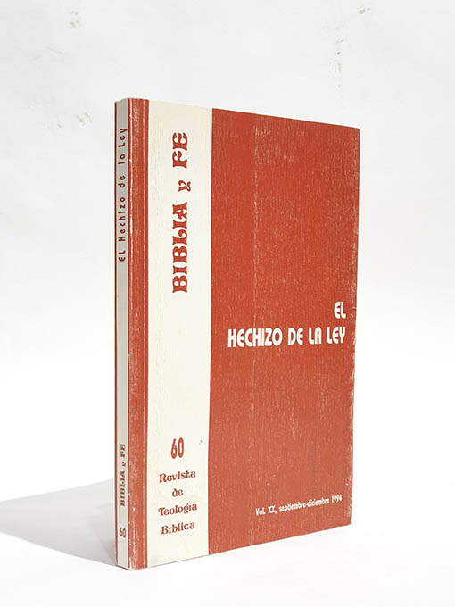 Revista de Teología Bíblica, 60. El hechizo de la ley. | Libros Antiguos | Libros Bosch Libro: Revista de Teología Bíblica, 60. El hechizo de la ley. | Autor: | Libros Bosch