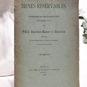 Bienes reservables. Interpretación del artículo 969 del Código Civil.