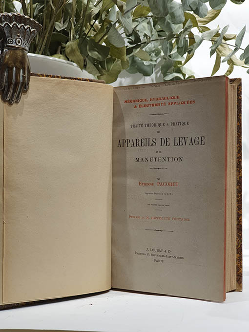 Libro: Traité théorique & practique des Appareils de Levage et de Manutention. | Autor: | Libros Bosch
