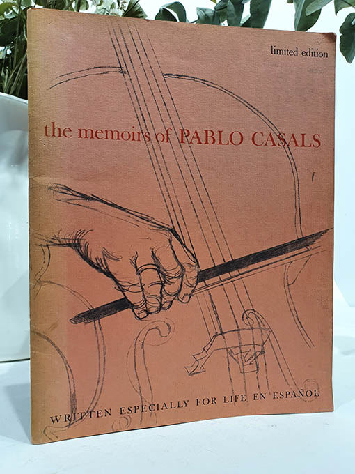 Libro: The Memoirs of Pablo Casals, as told to Thomas Dozier. [Entrevista a Pablo Casals] | Autor: | Libros Bosch