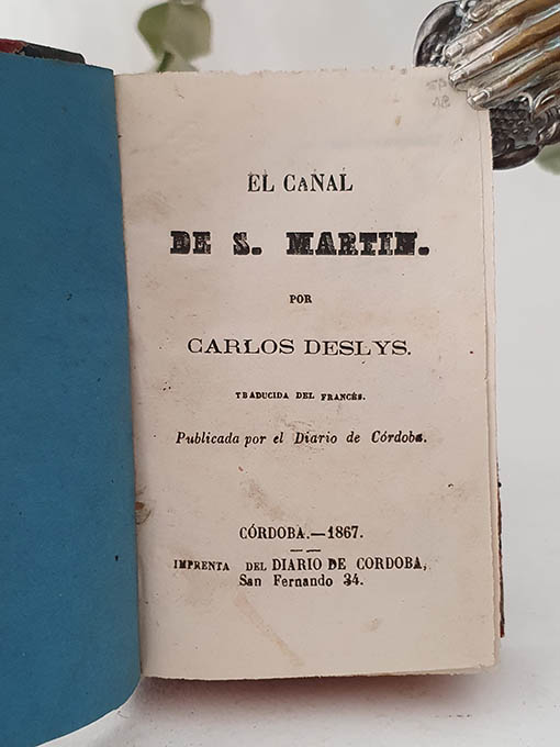 Libro: El Canal de Sanmartín. | Autor: | Libros Bosch