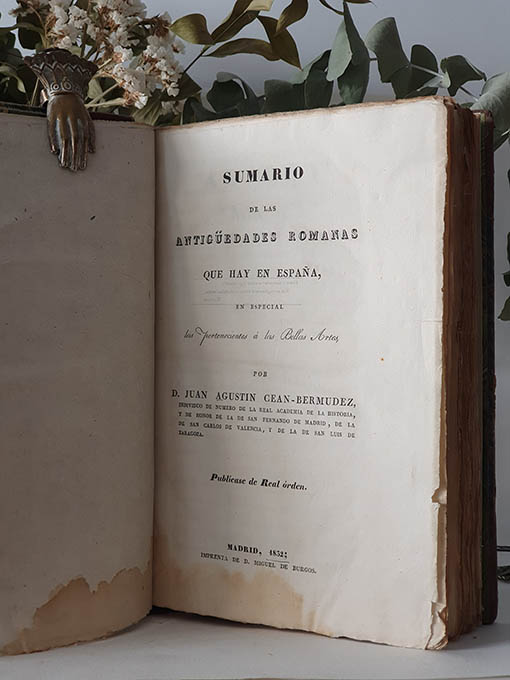 Libro: Sumario de las antigüedades romanas que hay en España, en especial las pertenecientes a las Bellas Artes. | Autor: | Libros Bosch
