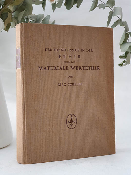 Libro: Der Formalismus in der Ethik und die Materiale Wertethik. | Autor: | Libros Bosch