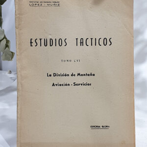 Estudios Tácticos, Tomo CVI. La división de montaña. Aviación-Servicios.